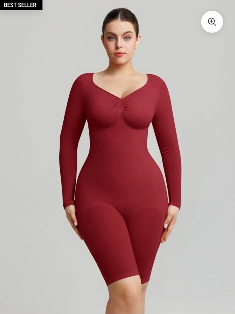 Long Sleeve Shapewear Bodysuit